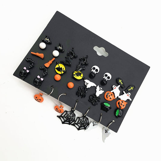 Halloween Charms Wholesale Earrings Set (8 Unique Pairs) BigBeryl