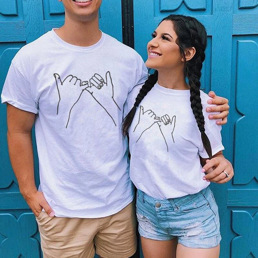 Pinky Promise Matching Shirts for Couple