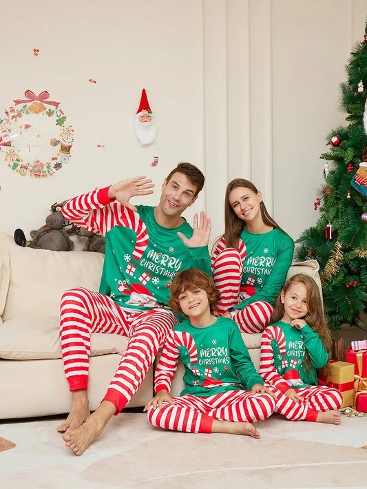 New Candy Cane Christmas Family Pajamas BigBeryl