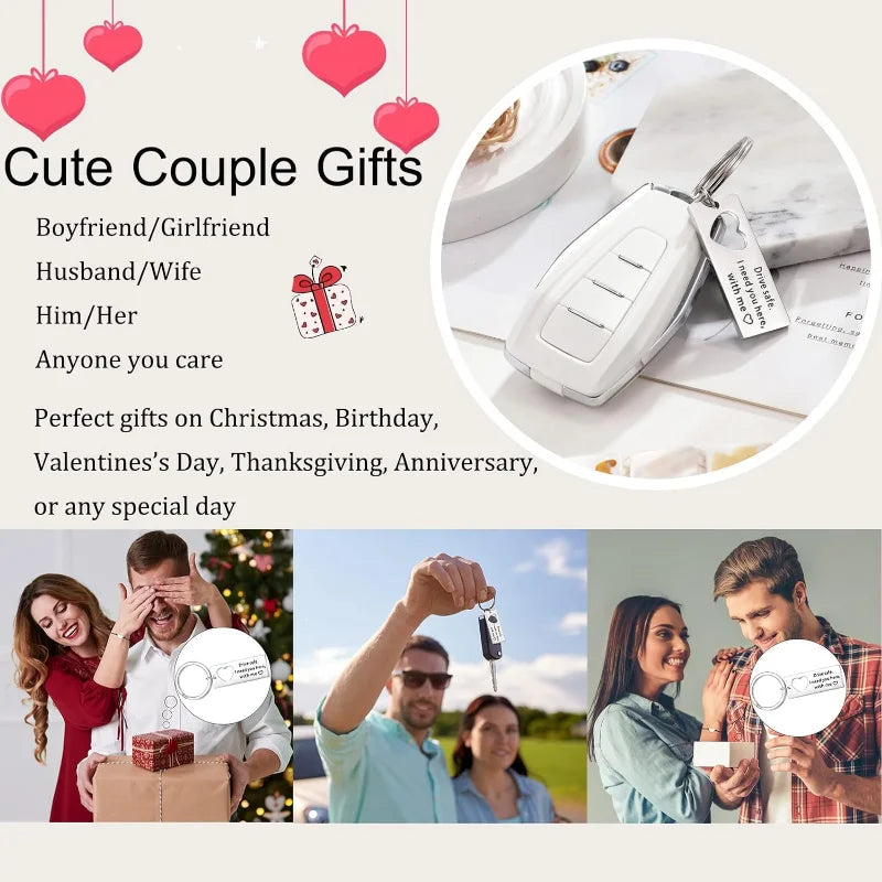 Drive Safe Keychain Gift For Boyfriend BigBeryl