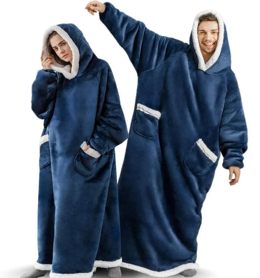 Oversized Wearable Blanket Hoodie for Couples