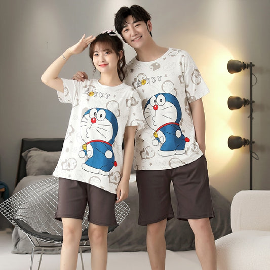Kawaii Summer Couple Pajamas Sets BigBeryl