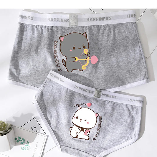 Soft & Cute Cartoon Matching Couple Underwear