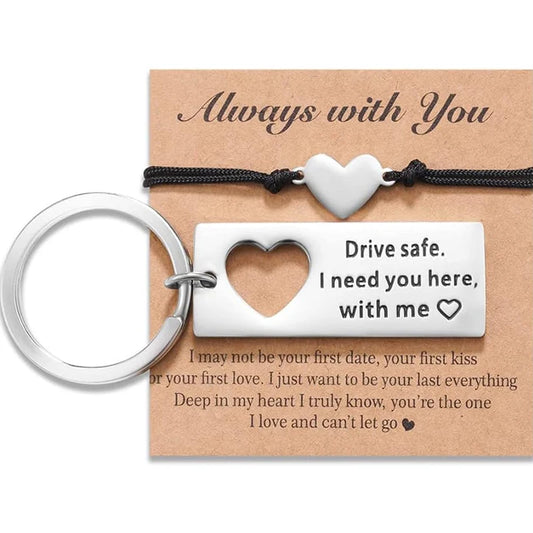 Drive Safe Keychain Gift For Boyfriend BigBeryl