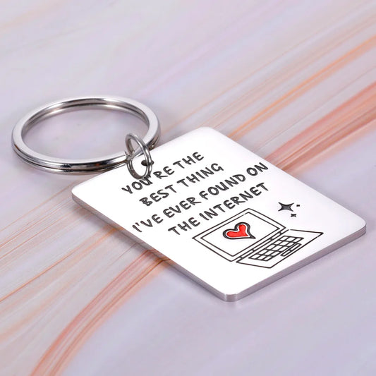 Cute Keychain For Boyfriend Valentines Gift BigBeryl