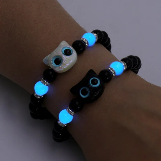 Cute Dragon Glow in the Dark Matching Bracelets & Necklaces
