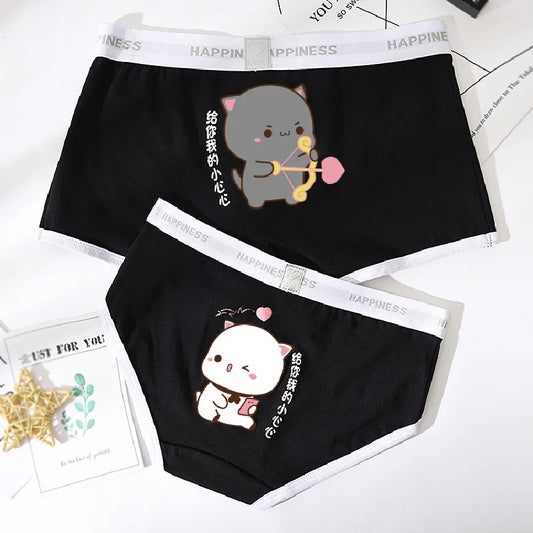 Soft & Cute Cartoon Matching Couple Underwear