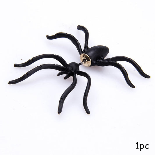 Halloween Spider Charm Earrings BigBeryl