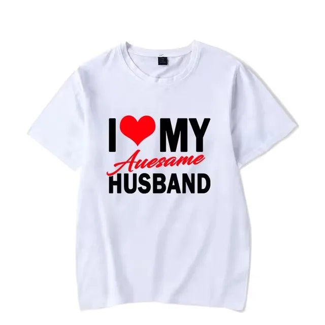 Cute Husband Wife Tshirts