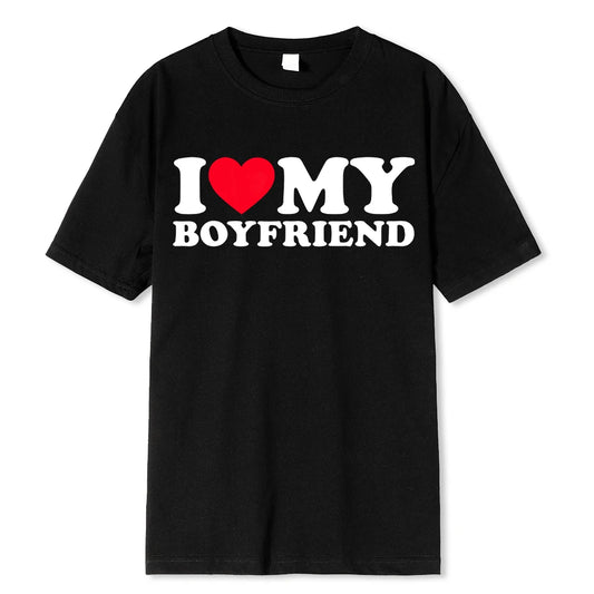 I Love My Girlfriend Boyfriend Shirt BigBeryl