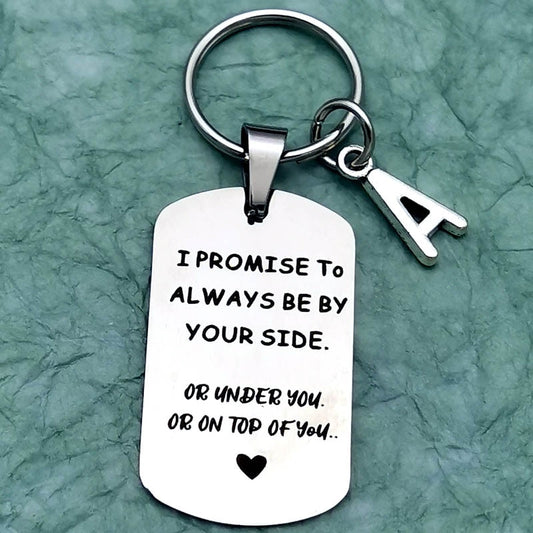 Always By Your Side Funny Keychain BigBeryl