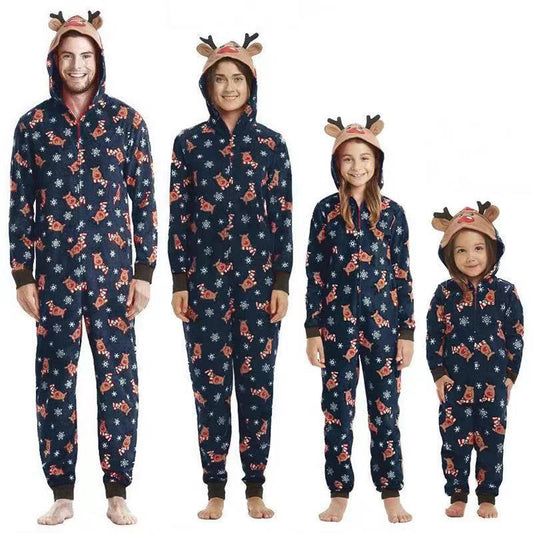 Matching Reindeer Onesies For Family BigBeryl