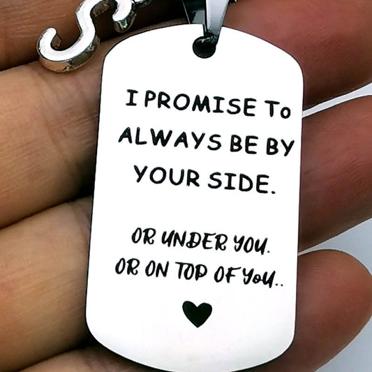 Always By Your Side Funny Keychain BigBeryl