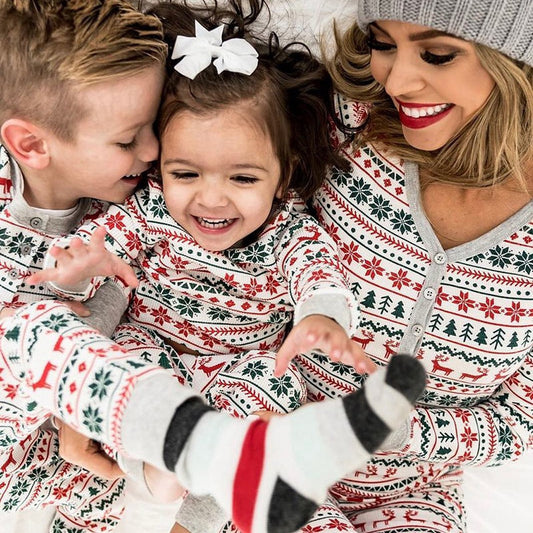 Christmas Spirit Matching Family Pajamas Set BigBeryl