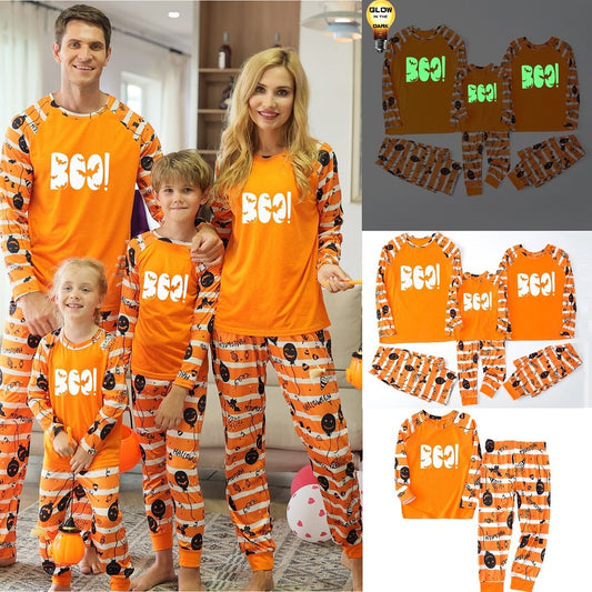 Glow In Dark Halloween Pajamas For Family BigBeryl