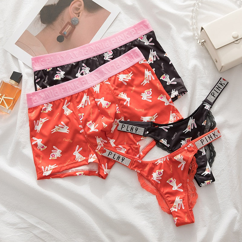 Matching Underwear for Couple, Sexy Popart Design, Mix and Match