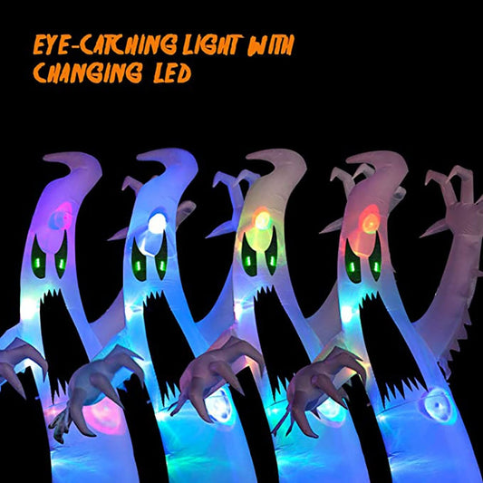 Inflatable Halloween Decorations 8ft Huge Scary Ghost BigBeryl