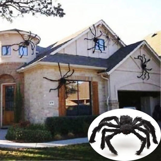 Giant Spider Prop Creepy Halloween Decoration Ideas BigBeryl