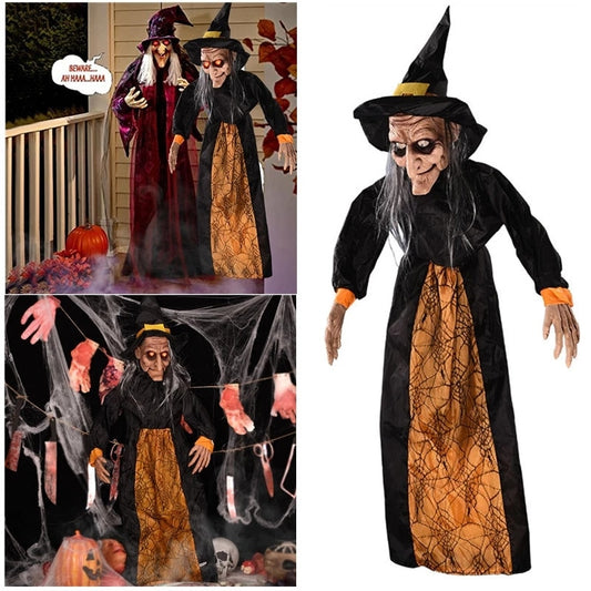 Electric Ghost Witch For Haunted Halloween Decoration BigBeryl