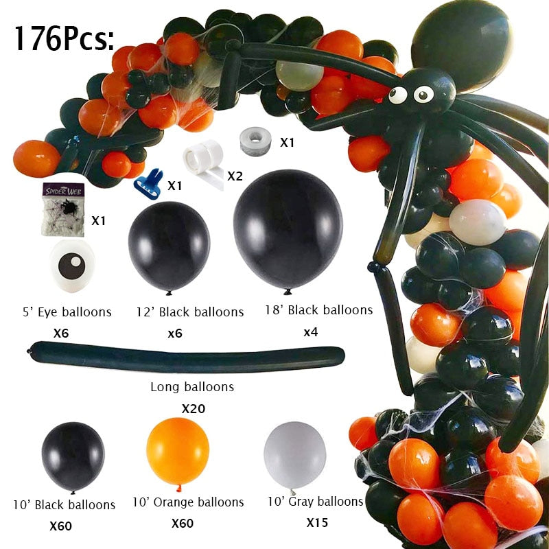 Halloween Balloon Garland Arch Kits BigBeryl