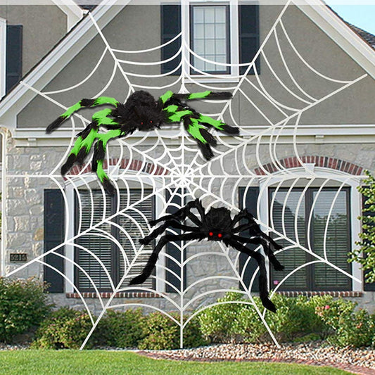 Giant Spider Prop Creepy Halloween Decoration Ideas BigBeryl