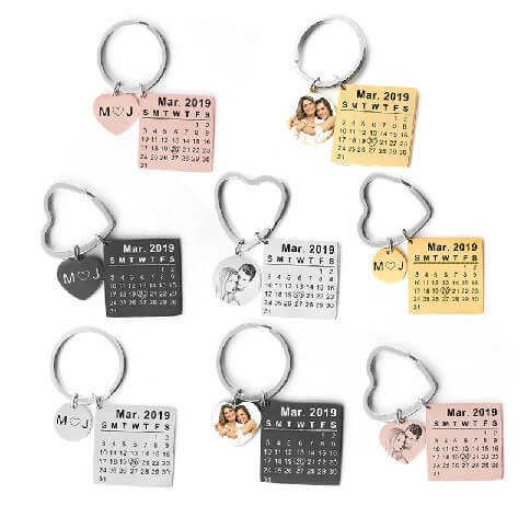 Calendar Keychain Anniversary - BigBeryl