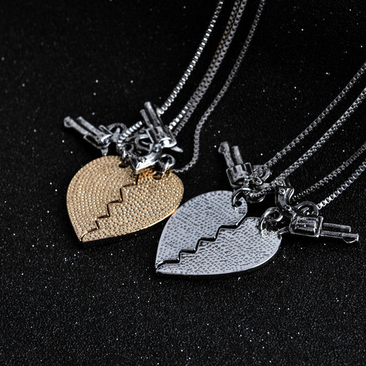 BONNIE and CLYDE Pendant Necklaces - BigBeryl