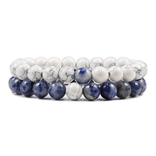 Sodalite Beads Distance Bracelets - BigBeryl