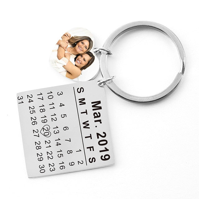 Calendar Keychain Anniversary - BigBeryl