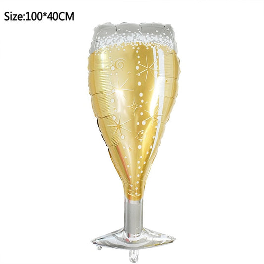 Love Gold Foil Balloons for Wedding Bridal Shower Hen Party - BigBeryl