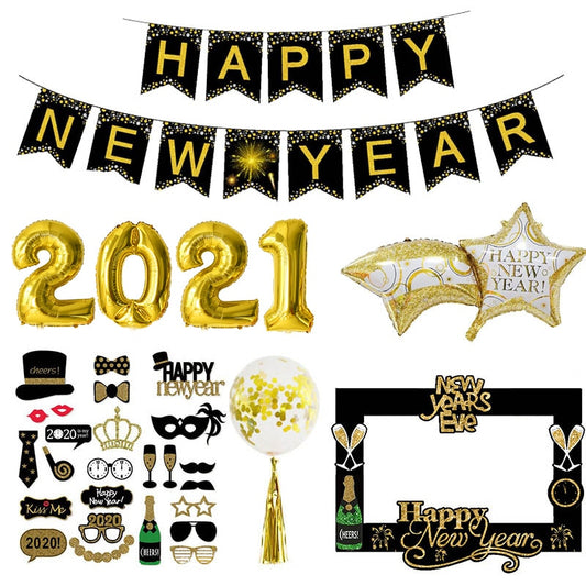 New Years Eve Party Decorations Kit - BigBeryl