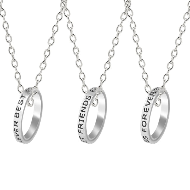 Best Friends Forever Necklaces For 3 - BigBeryl