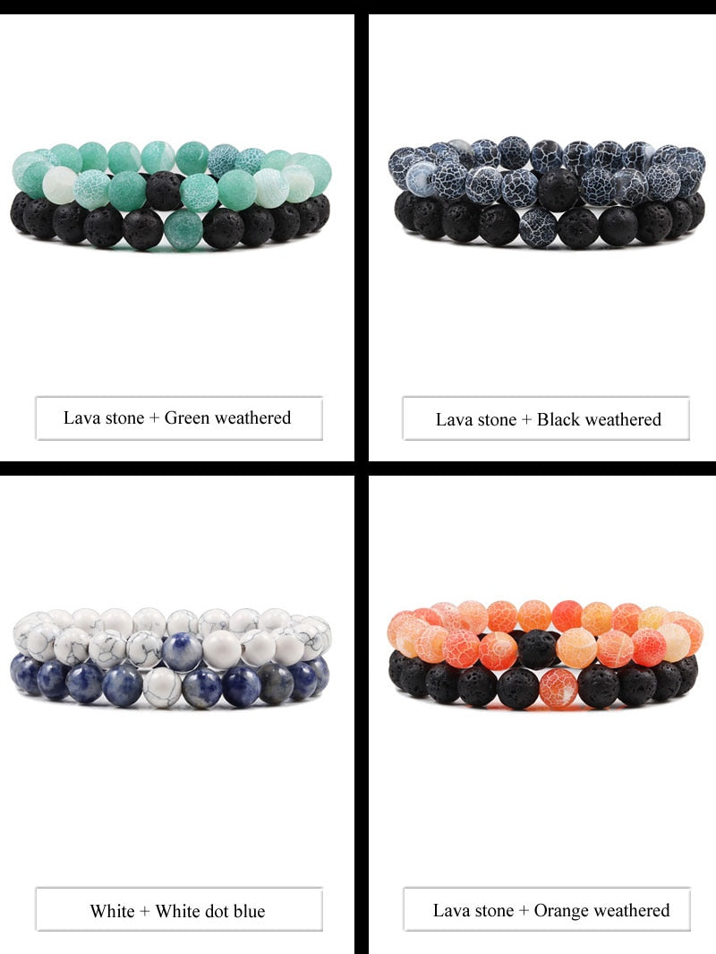 Sodalite Beads Distance Bracelets - BigBeryl