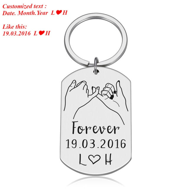 Custom Pinky Promise Keychain - BigBeryl