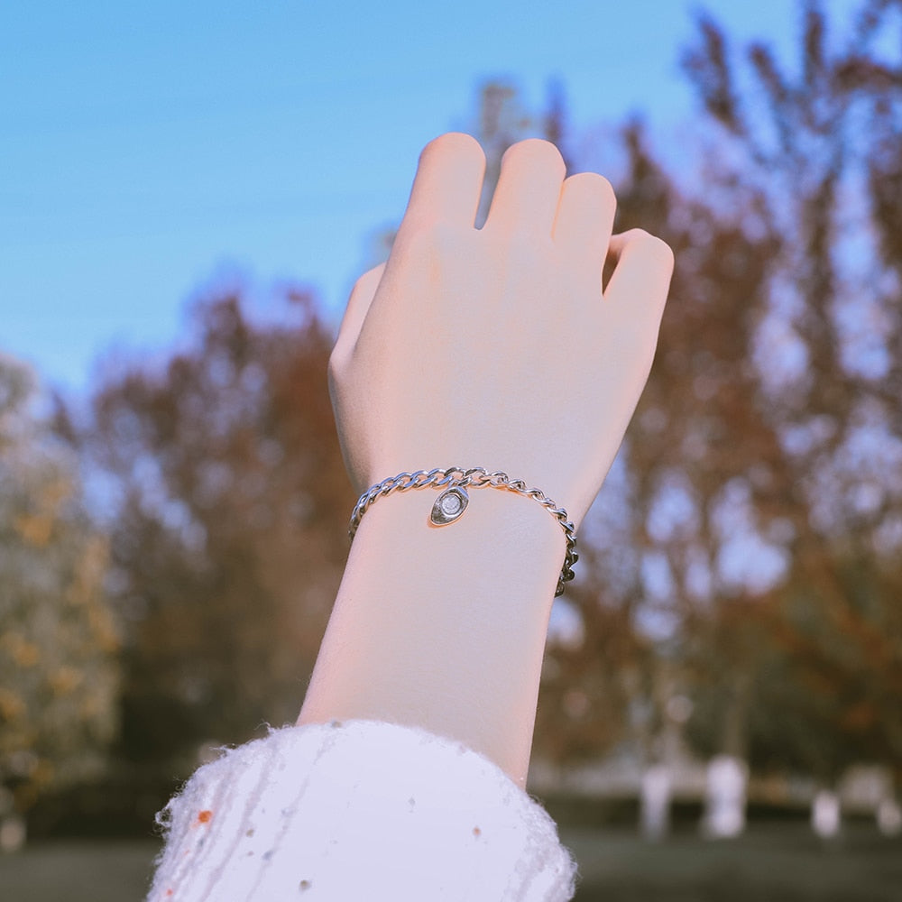 Cuban Link Bracelet Silver - BigBeryl