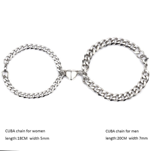 Cuban Link Bracelet Silver - BigBeryl