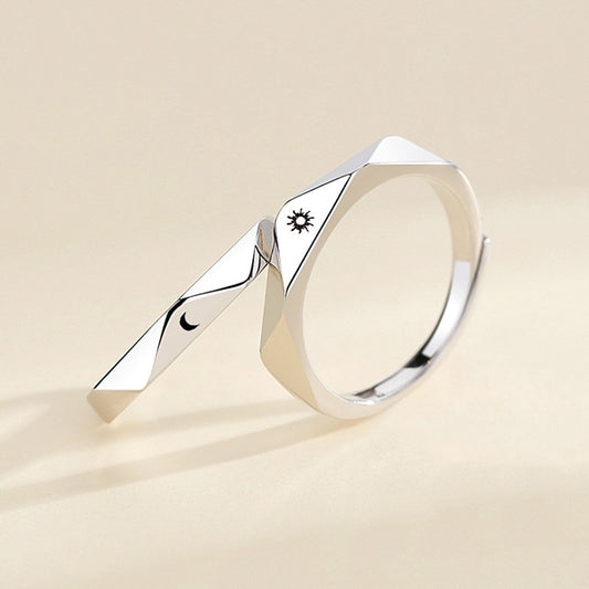Sun and Moon Rings For Couples - BigBeryl