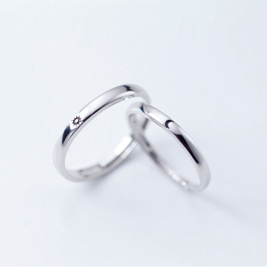 Sun and Moon Rings For Couples - BigBeryl