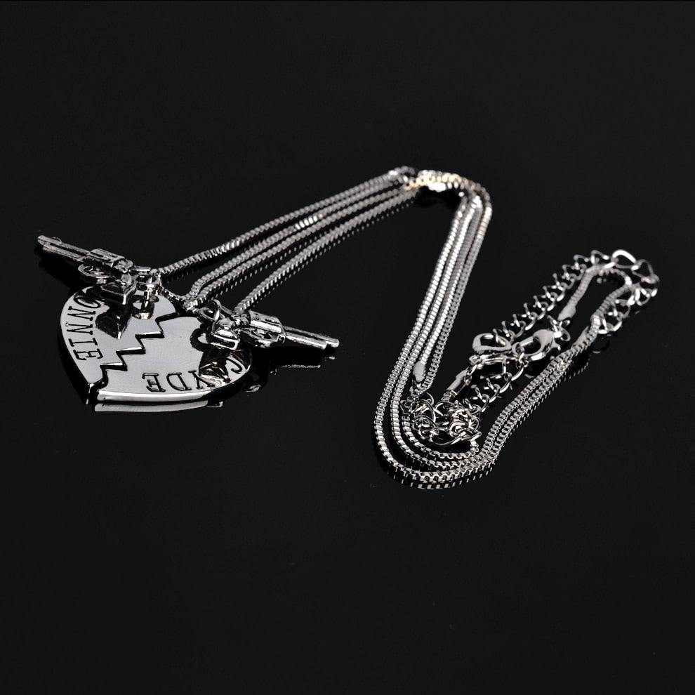 BONNIE and CLYDE Pendant Necklaces - BigBeryl