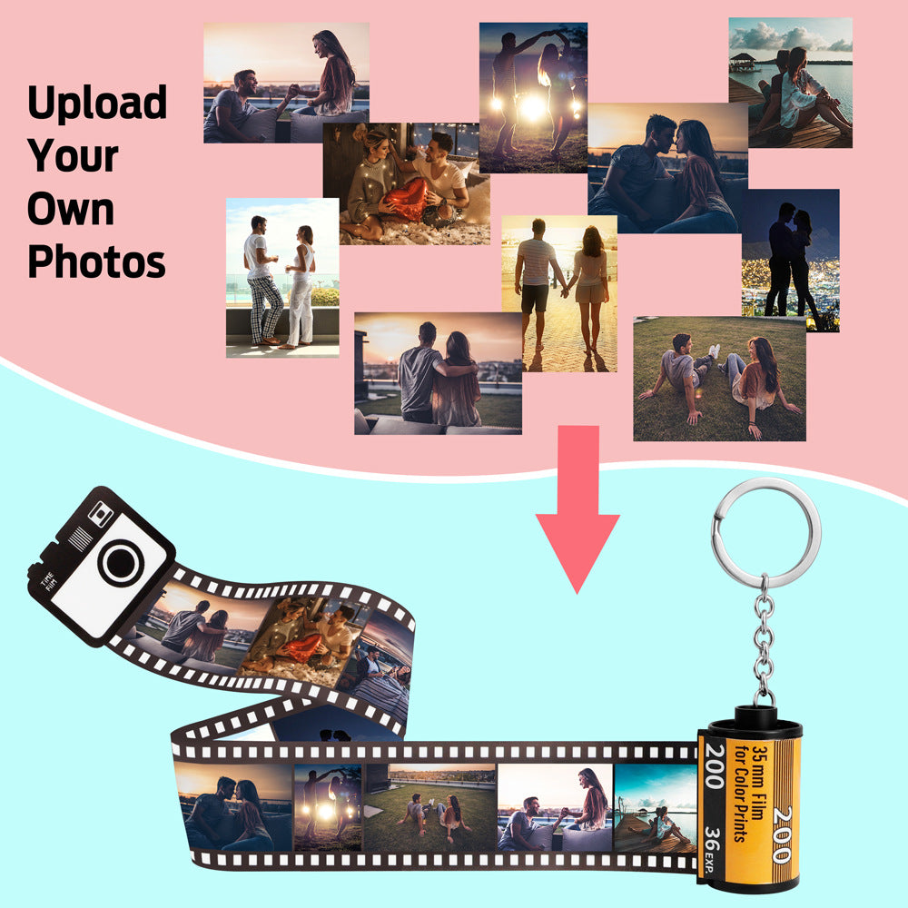 GiftLAB Custom Camera Roll Keychain Personalized Film Keychain Persona –  GiftLab