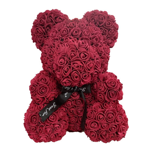 Forever Rose Teddy Bear With Gift Box - BigBeryl