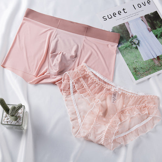 Bodycon Matching Lace Underwear Set For Couples - BigBeryl