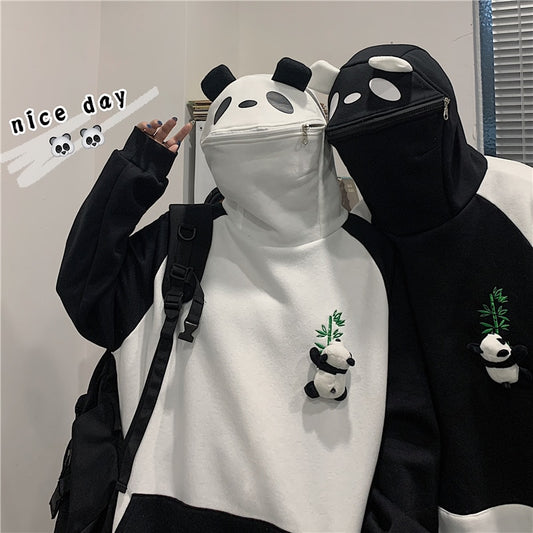 Panda Hoodies Oversized - BigBeryl