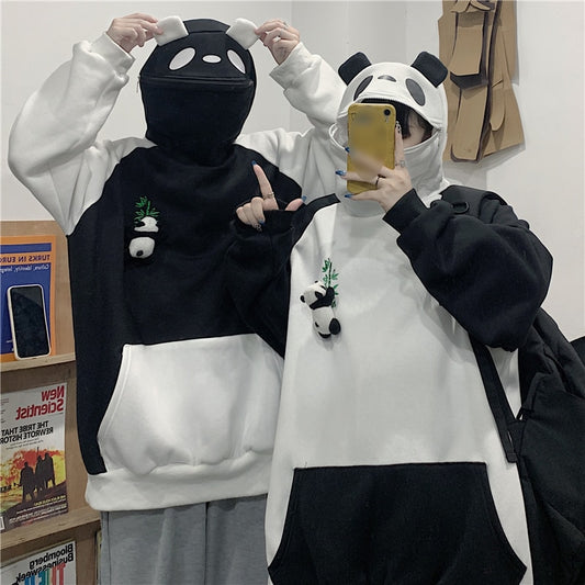 Panda Hoodies Oversized - BigBeryl