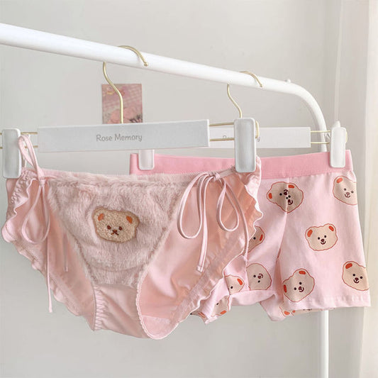 Kawaii Couple Matching Underwear Set (4 Colors) - BigBeryl