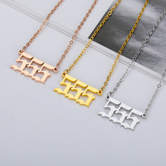 Angel Number Necklaces - BigBeryl