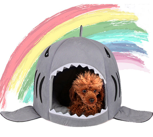 Original Shark Bed For Pets | Best Washable and Waterproof Cat & Dog Bed - BigBeryl