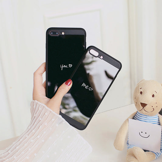 Me and You Black Mirror Back iPhone Cases - BigBeryl