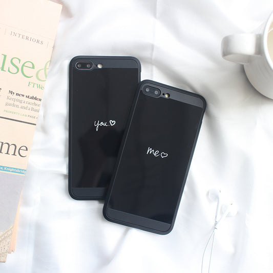 Me and You Black Mirror Back iPhone Cases - BigBeryl