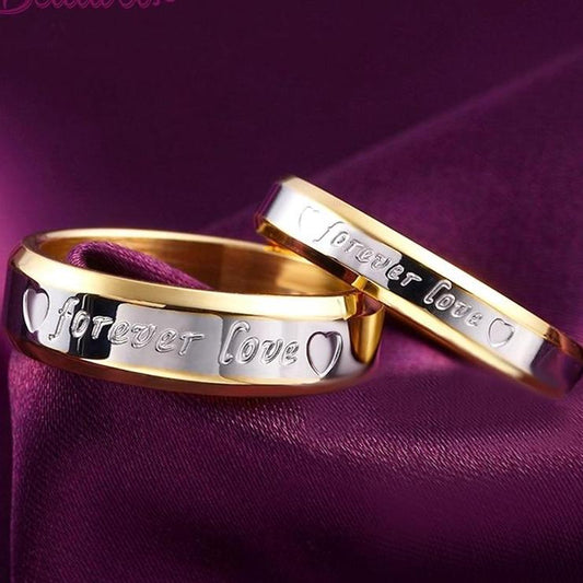 Couples Promise Rings Set of 2 - BigBeryl